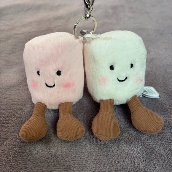 Jellycat Accessories - Jellycat Marshmallows Plush Keychain